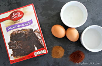 My Secret Ingredient for the BEST {Box!} Brownies | Thrifty Decor Chick