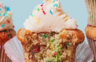 Gluten-Free Funfetti Cupcakes (1 Bowl!)