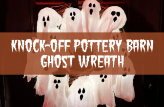 How to DIY the Viral Pottery Barn Inspired Ghost Wreath {Video} | Thrifty Decor Chick