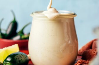 Cheesy Jalapeño Cashew Dressing – Minimalist Baker Recipes