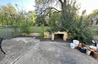 Working Out My Anxiety And Frustrations (Goodbye, Outdoor Fireplace!)