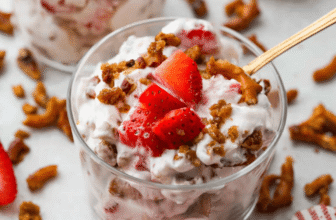 Strawberry Crack Pretzel Salad Recipe (Easy Version)