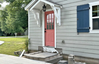 Studio Side Steps Progress (DIY Steps With Retaining Wall Blocks And Pavers)