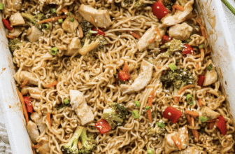 Ramen Noodle Casserole (Dump and Bake)