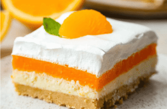 Orange Creamsicle Lush (No Bake Summer Dessert)